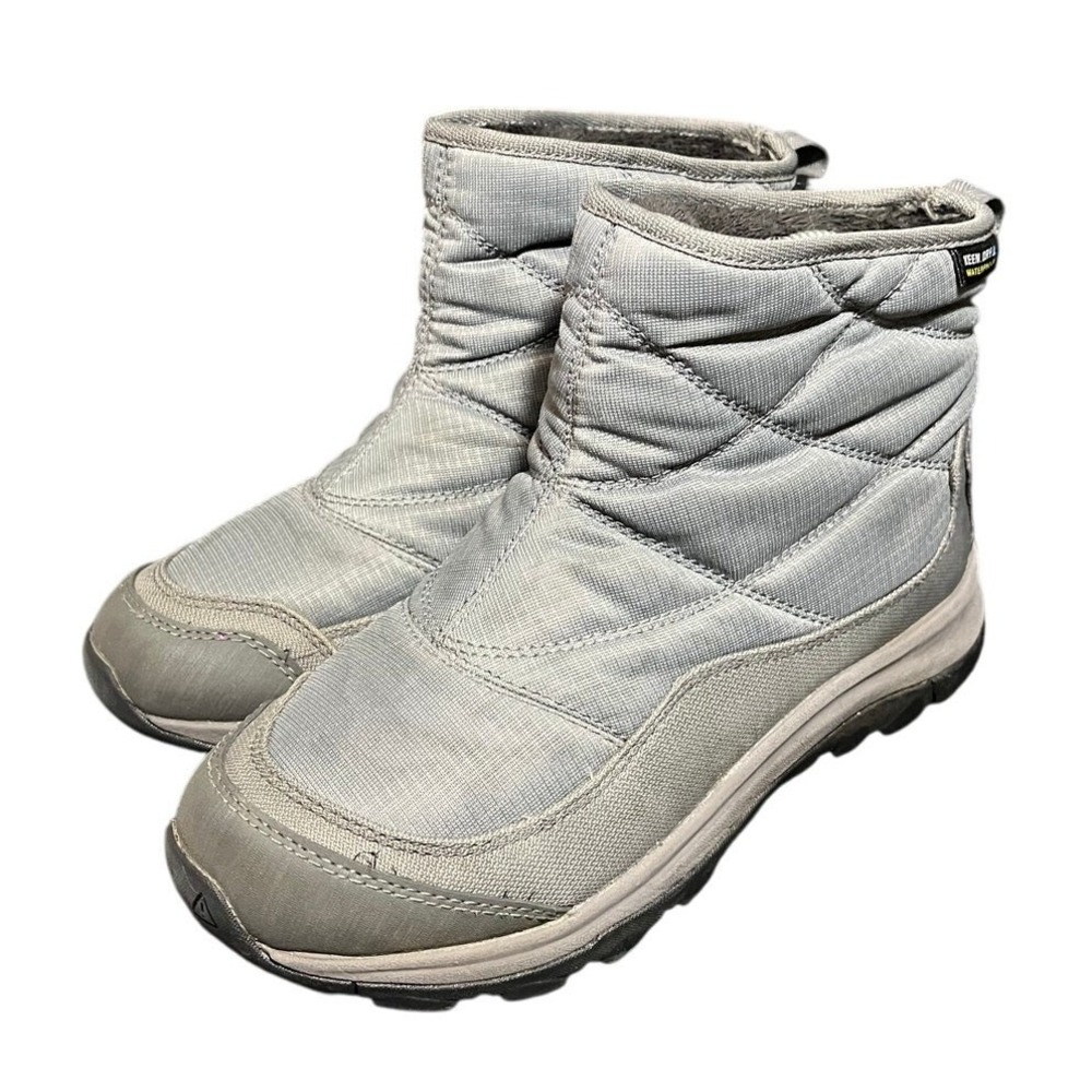 Keen Terradora Pull On Boot Womens Size 7 Grey Waterproof Insulated Quilted